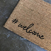 #welcome Door mat - Hashtag Welcome Doormat