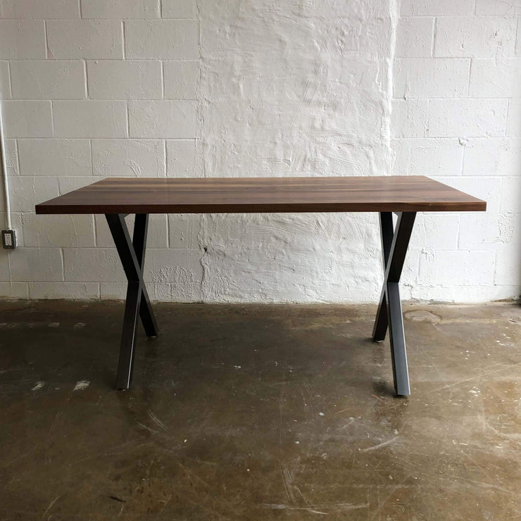 Walnut Dining Table With Logan Base - Floor Model