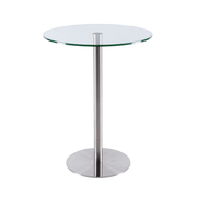 Audrey Round Glass Table 28"