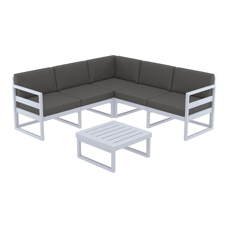 Siesta Mykonos Lounge Corner Set - Outdoor Sectional Sofa