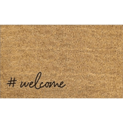 Hashtag Welcome Door Mat - #Welcome Doormat