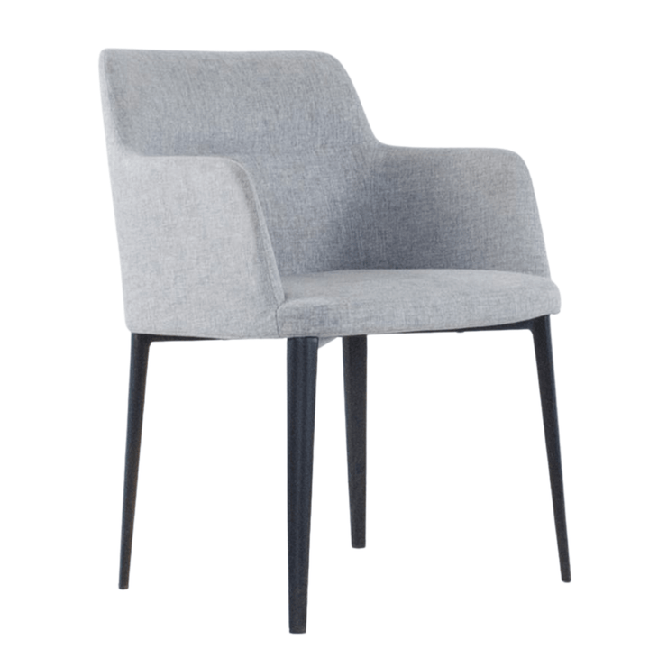 Williamsburg Fabric Arm Chair Light Grey