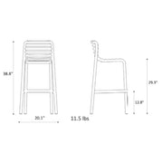 Nardi Doga Outdoor Barstool