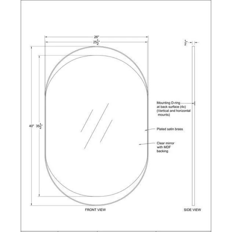 Ecru Mirror