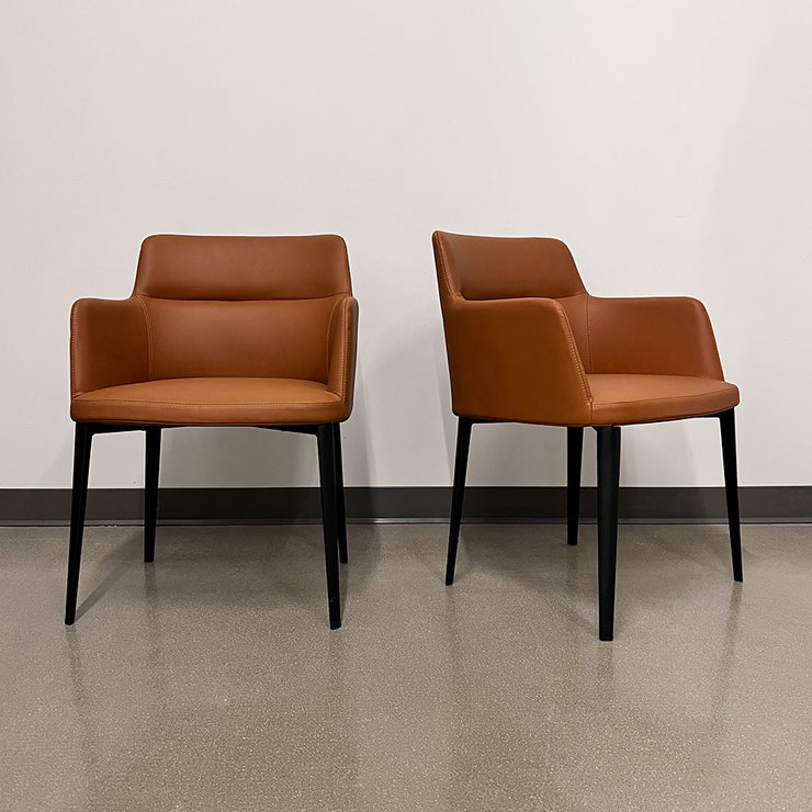 Williamsburg Leatherette Arm Chair - Floor Model