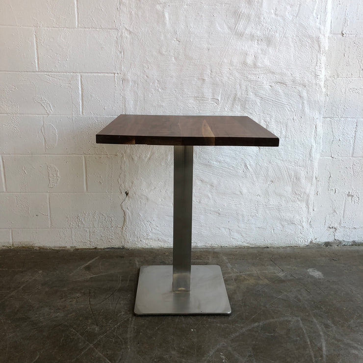 Bistro Table- Solid Walnut Top