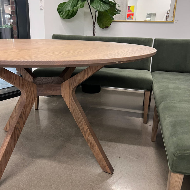 Dana Red Oak Dining Table - Floor Model