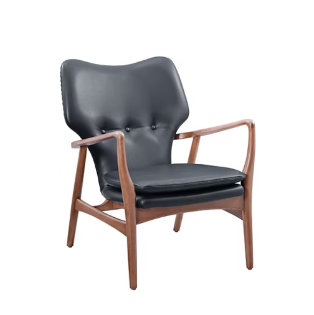 Peggy Leatherette Accent Chair