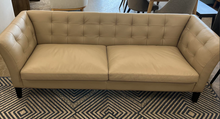 Benson Leather sofa  - floor model
