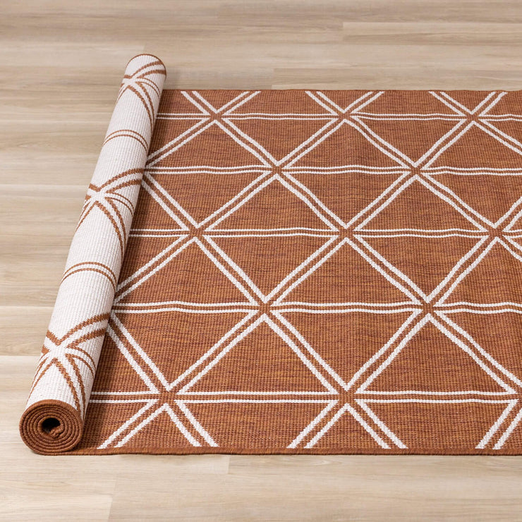 Bristol Rust Reversible Indoor / Outdoor Rug