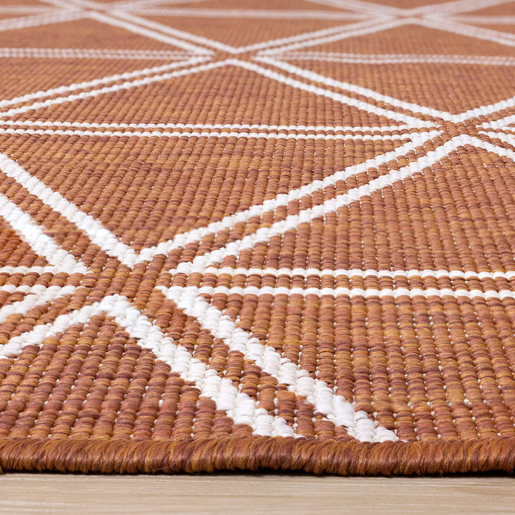 Bristol Rust Reversible Indoor / Outdoor Rug