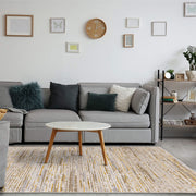 Calabar Linear Yellow Rug