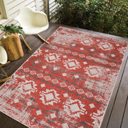 Carnival Red Quick Dry Rug - Indoor / Outdoor Rug