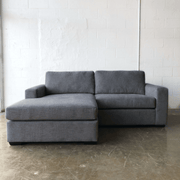 Daniela 2 Piece Apartment Sectional LHF Chaise Medium Grey