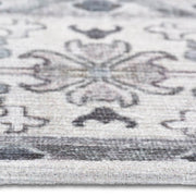 Distressed Beige Washable Rug