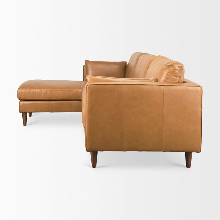 Elton Leather Sofa