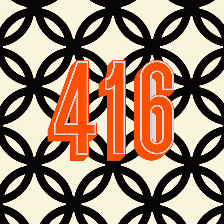 Four One Six Pillow by Persnickety Design