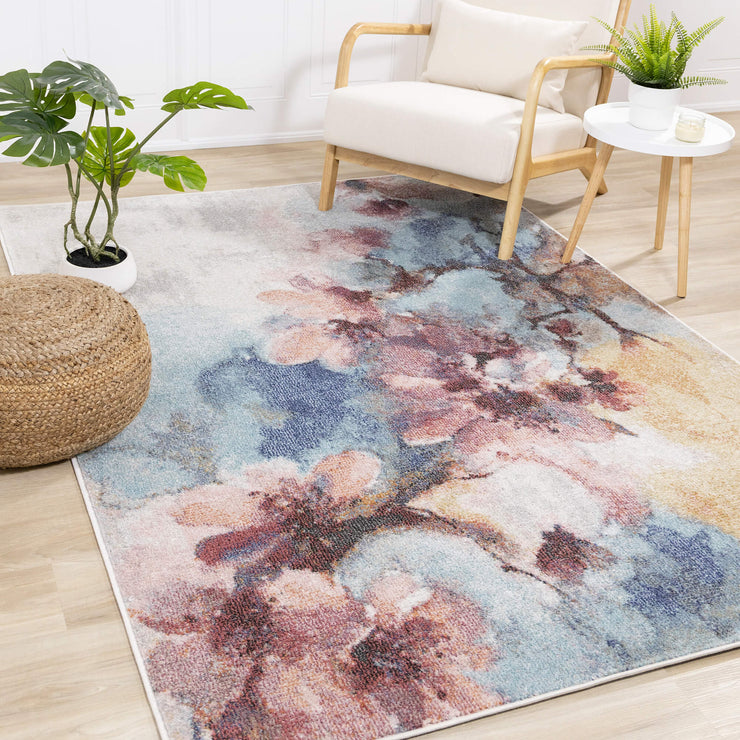 Fresco Watercolour Floral Rug