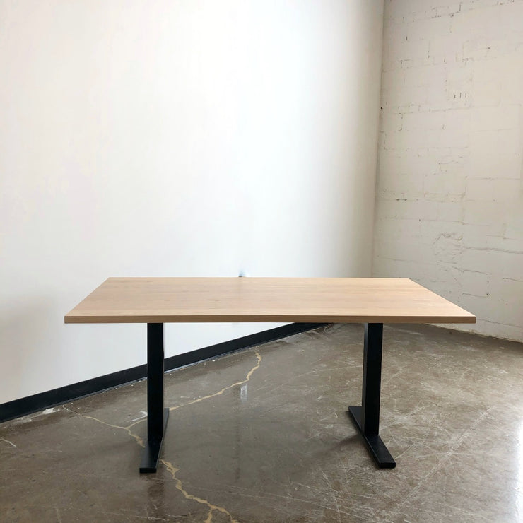 Floor Model - Garrison Ash Table with 4 Erwin Dining Chairs