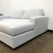 Daniela 2 Piece Apartment Sectional RHF Chaise Light Grey