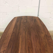 Walnut Squoval Dining Table With Model T Base