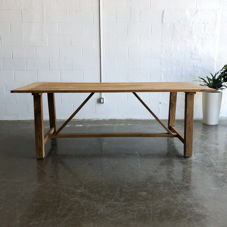 Vittoria Teak Dining Table - Indoor / Outdoor Dining Table - Floor Model