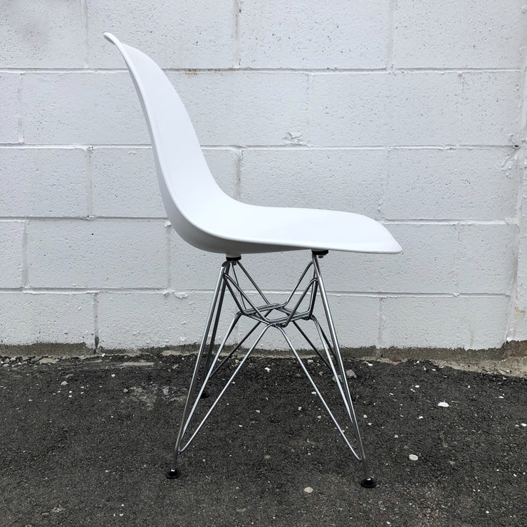 White Eiffel Dining Chair - Floor Model