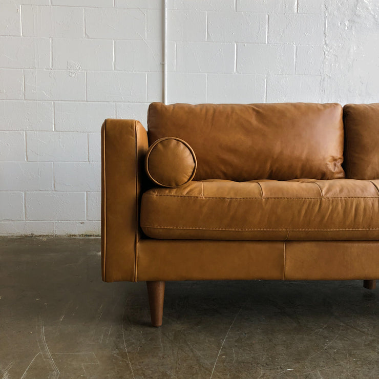 Svend Leather Sofa - Floor Model