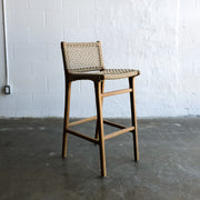 Paramus Teak Indoor / Outdoor Bar Stool - Sample Sale