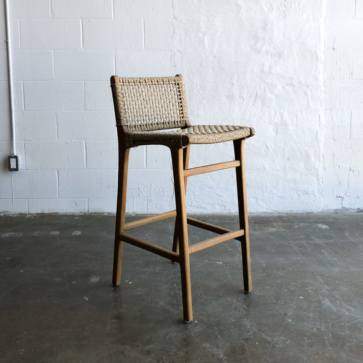 Paramus Teak Indoor / Outdoor Bar Stool - Sample Sale