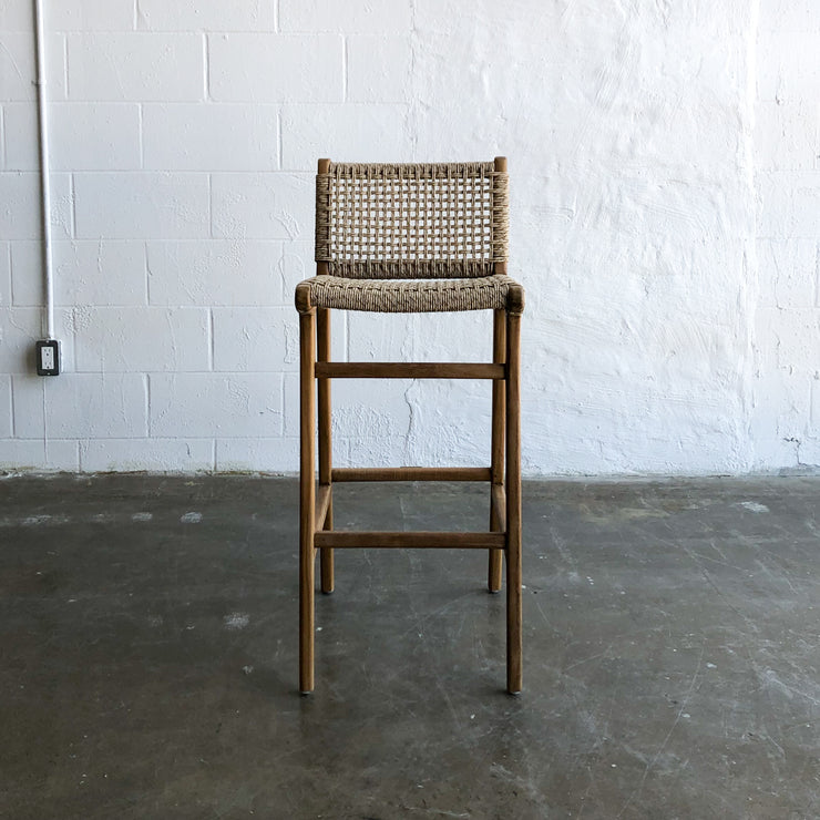 Paramus Teak Indoor / Outdoor Bar Stool - Sample Sale