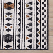 Lawson Black and Rust Rug