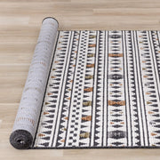 Lawson Black and Rust Rug