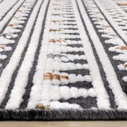 Lawson Black and Rust Rug