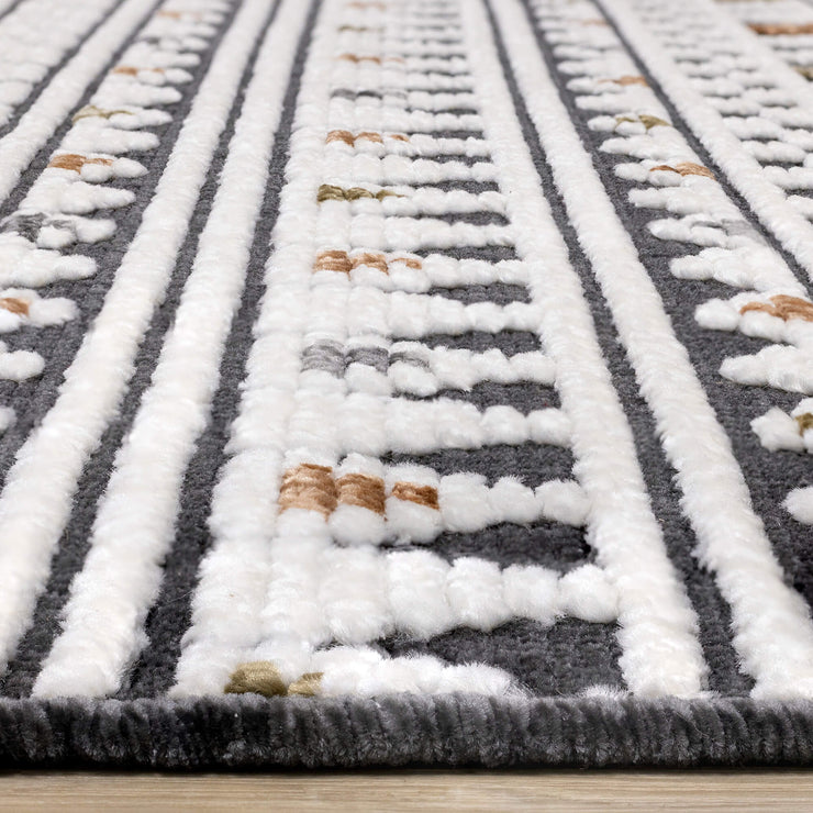 Lawson Black and Rust Rug