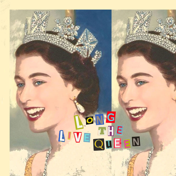 Long Live The Queen Pillow by Persnickety Design