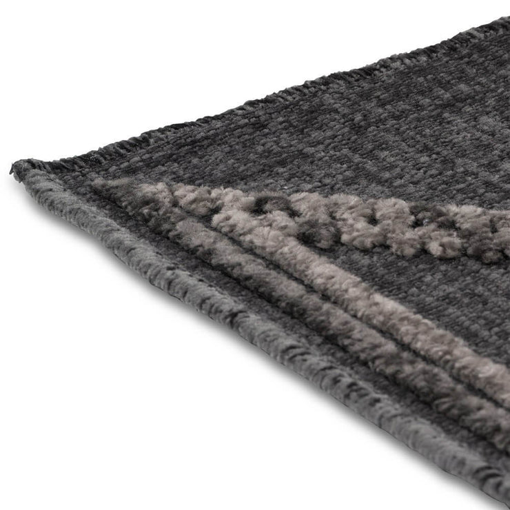Nyla Black Washable Rug