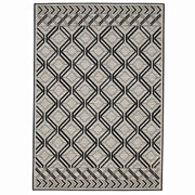 Odessa Black Grey Rug - Indoor / Outdoor Rug