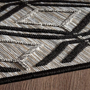 Odessa Black Grey Rug - Indoor / Outdoor Rug