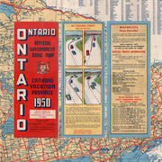 Ontario Driving Map Pillow By Persnickety Design