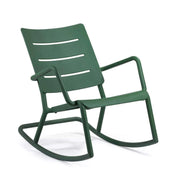 TOOU Outo Lounge Rocking Chair - Indoor / Outdoor Chair Dark Green