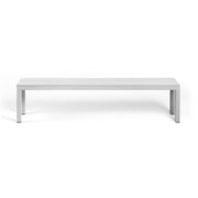 Nardi Rio Aluminum Bench Bianca White