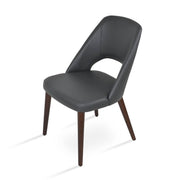 Sabrina Dining Chair Grey Leatherette