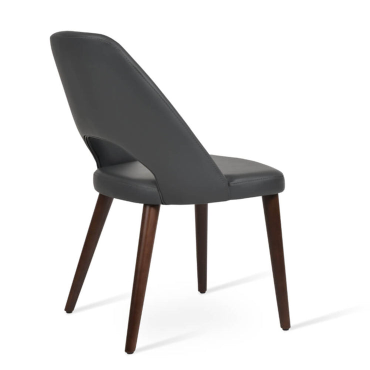 Sabrina Dining Chair Grey Leatherette