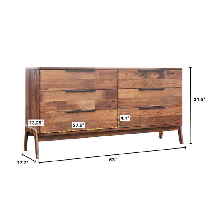 Randall 6 Drawer Dresser