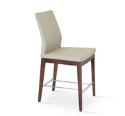 Pasha High Back Wood Stool by Soho Concept