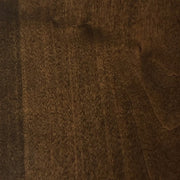 Ambrosia maple with dark brown walnut stain