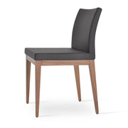 Aria Wood Dining Chair Brown Walnut