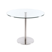 Audrey Round Glass Table 32"