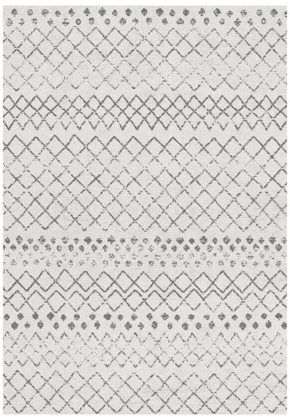 Aura Grey Pattern Washable Rug